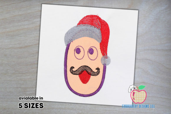 Cartoon Jamun with a Christmas Cap Applique Review