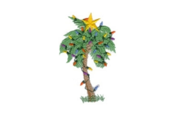 Christmas Palm with Star Embroidery Design Review