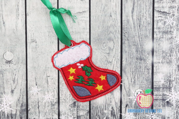 Christmas Socks Design ITH Ornament Review