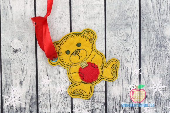 Christmas Teddy Bear Holding Red Ball Review