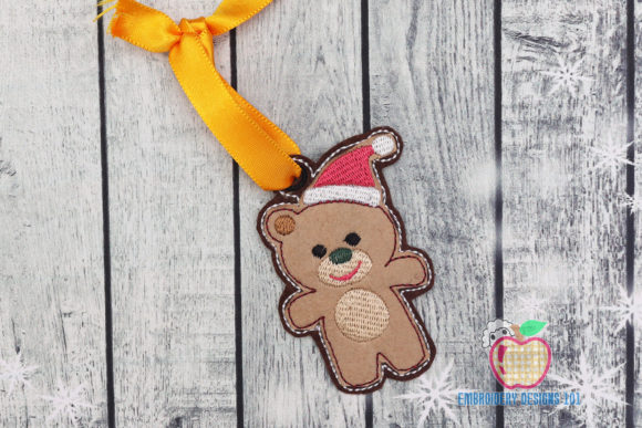 Christmas Teddy Bear ITH Ornament Review for Personalized Gifts