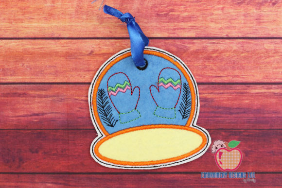Designer Winter Mittens Ornament for Premium Sweatshirts