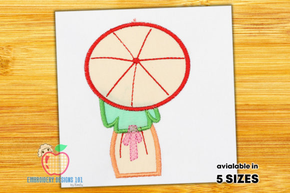 Girl with Umbrella Embroidery Design Review