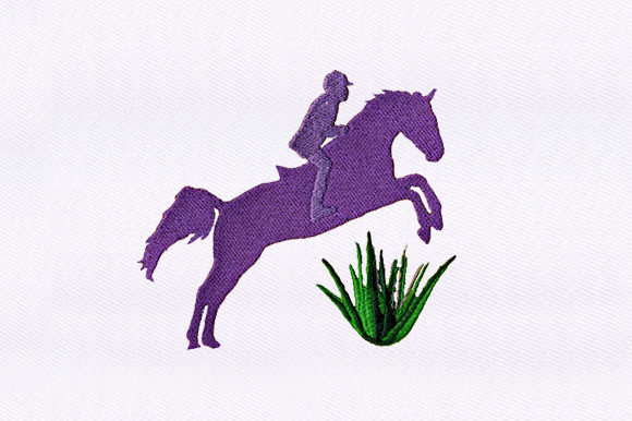 Jockey and Horse Jumping Embroidery Design Review