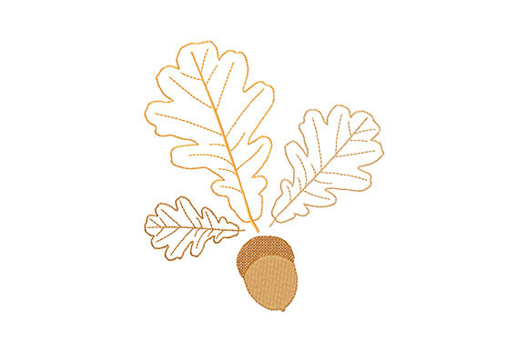 Oak Leaves and Acorn Embroidery Review for Boutique Apparel