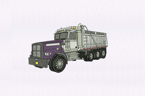 Purple White Truck Embroidery Design Review for Seasonal Creations