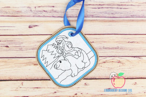 Santa Sitting on Polar Bear Ornament Review