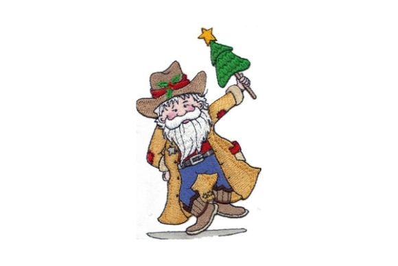 Sassy Cowboy Santa Embroidery Design Review